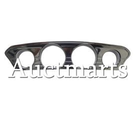 Tri-Line Chrome Gauge Trim Cover For Harley Touring Glide | Auctmarts
