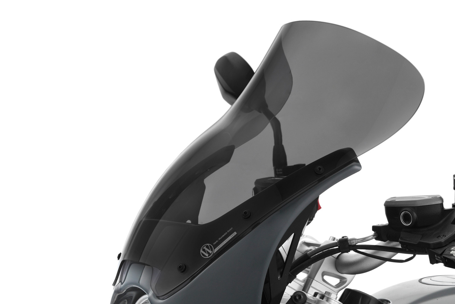 Windshield for motorcycle fairing