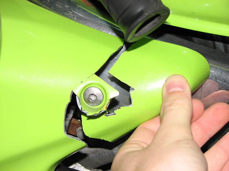 How to repair motorcycle fairing￼